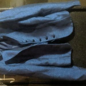 Silver specked navy blazer (02)